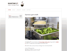 Tablet Screenshot of kantine-z3.ch